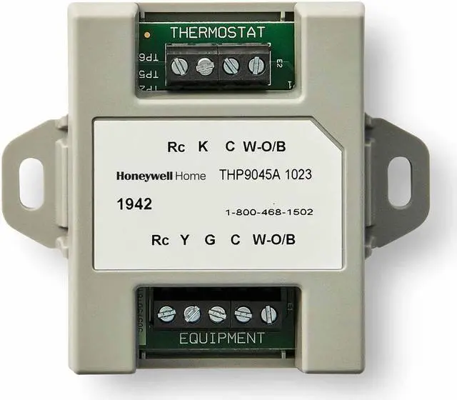 Alt view image 4 of 4 - HONEYWELL THP9045A1023 Wiring Module, Wireless, Gray