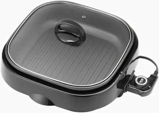Alt view image 14 of 14 - aroma housewares asp218b 3in1 grillet indoor grill 4quart black