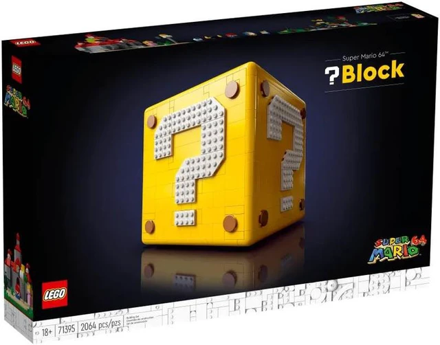 Alt view image 8 of 8 - LEGO Super Mario Super Mario 64 Question Mark Block 713