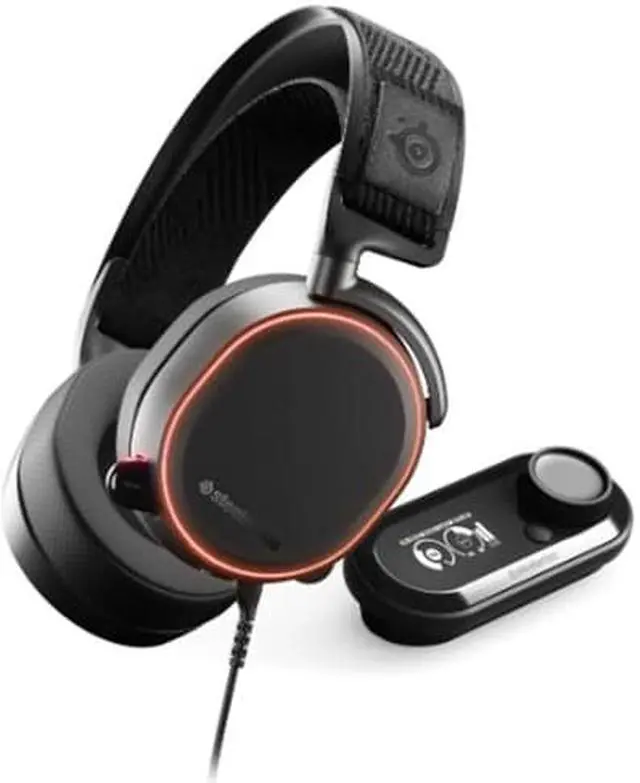 Alt view image 8 of 11 - SteelSeries 61453 Arctis Pro + GameDAC Hi-Res Gaming Headset - Black