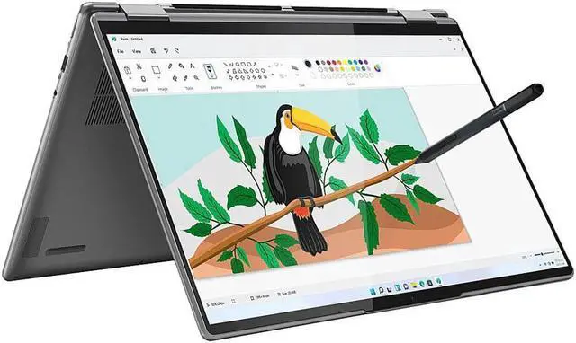 Alt view image 8 of 8 - Lenovo Yoga 7i Laptop, 16.0" IPS Touch  60Hz, i7-1260P,  Iris Xe, 16GB, 512GB, Win 11 Home