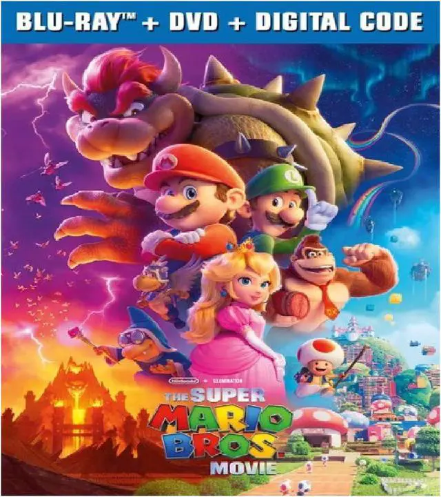 Main image of Universal Studios The Super Mario Bros. Movie (Blu-Ray + DVD +digital)