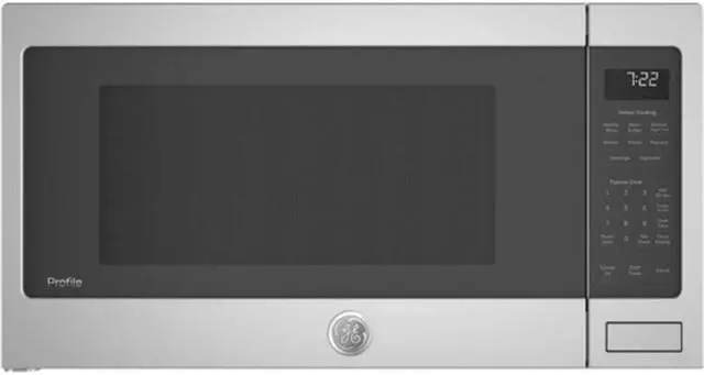 Alt view image 2 of 2 - GE Profile PES7227SLSS 25 Countertop Sensor Microwave Oven with 2.2 cu. ft. Capacity 1100 Cooking Watts Weight and Time Defrost Instant  Control Control Lockout and Extra-Large 16 Turntable in Stain