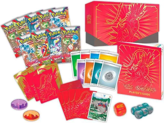 Alt view image 7 of 7 - Pokemon TCG: Scarlet & Violet - Scarlet & Violet Base Set Elite Trainer Box [Koraidon]