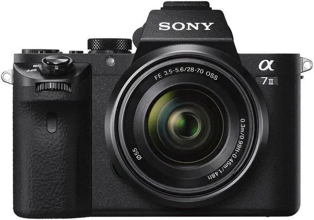 Alt view image 8 of 20 - Sony Alpha a7II Mirrorless Digital Camera w/FE 28-70mm f/3.5-5.6 OSS Lens