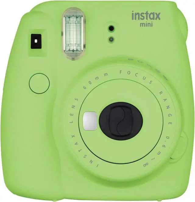 Alt view image 15 of 15 - Fujifilm Instax Mini 9 Instant Camera - Lime Green