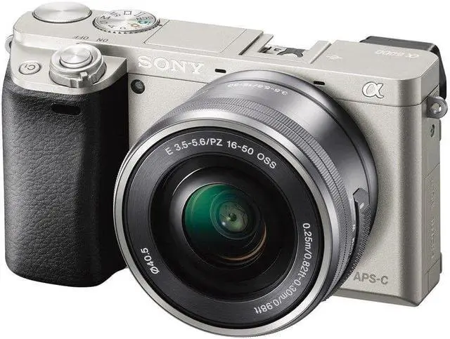 Alt view image 5 of 6 - Sony Alpha A6000 ILCE6000/S 24MP Wi-Fi Digital Camera (Body Only) - Silver
