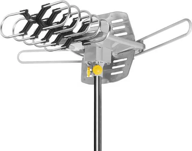Alt view image 3 of 5 - Ematic EDT312ANT HD TV Motorized Outdoor Antenna with 150-Mile Range
