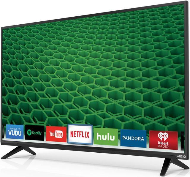 Alt view image 4 of 4 - VIZIO D D40-D1 40" 1080p LED-LCD TV - 16:9 - Black - 176 Degree / 176 Degree - 1920 x 1080 - DTS Studio Sound, DTS TruVolume - 16 W RMS - Full Array LED - Smart TV, 2 HDMI Cable Included