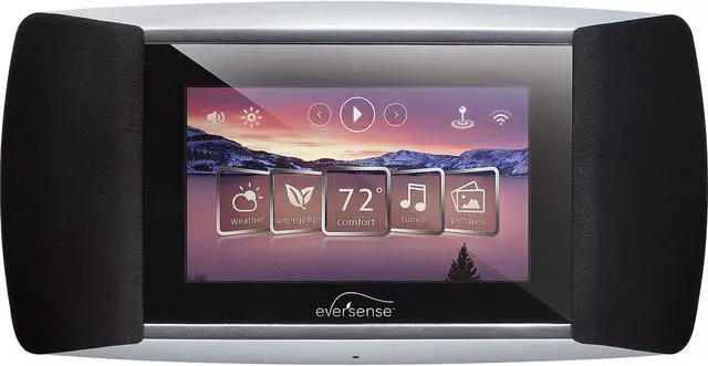 Alt view image 8 of 8 - Allure Energy - EverSense Wi-Fi Touch-Screen Thermostat - Black