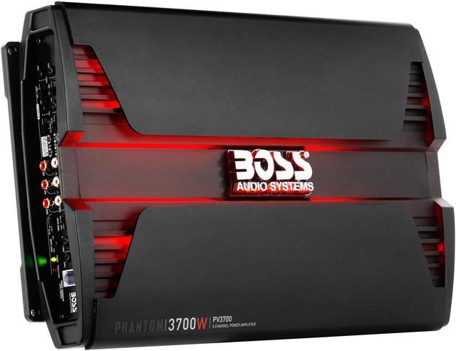 Alt view image 7 of 15 - Boss Audio PV3700 Phantom 3700W 5 Channel A/B Car Audio LED Amplifier w/ Remote