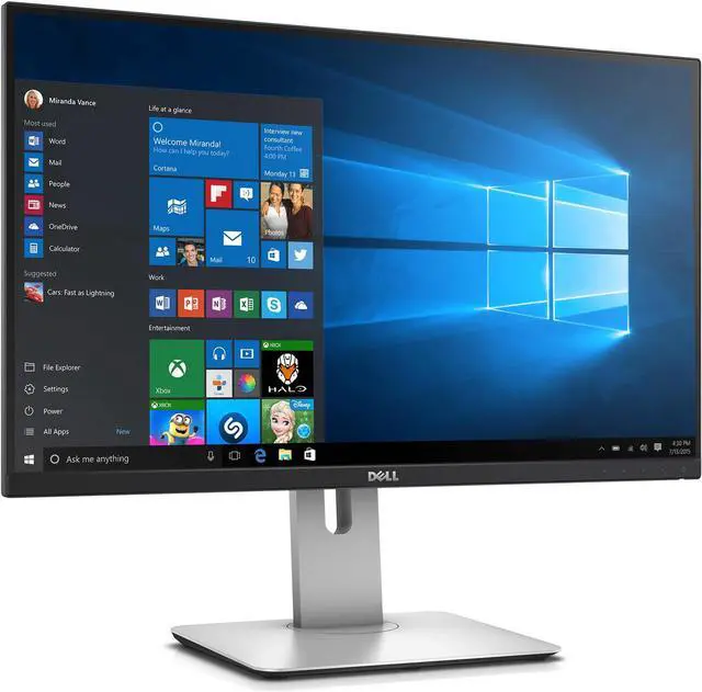 Alt view image 11 of 20 - DELL SE2717Hx 27" Black IPS LCD/LED Monitor 1920 x 1080 Resolution with Narrow Bezel Edge-to-Edge Viewable Screen, 16:9 Aspect Ratio, 178/178deg. Viewing Angle and VGA/ HDMI (cable included)