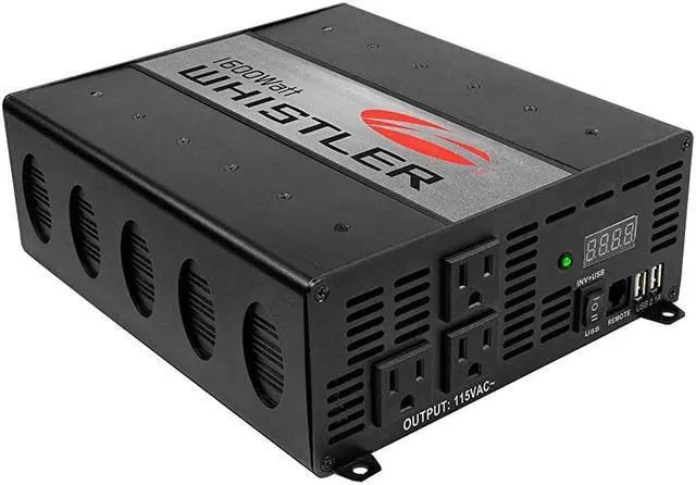 Alt view image 4 of 4 - Whistler XP1600i 1600-Watt Power Inverter