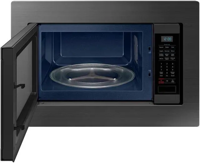 Alt view image 5 of 5 - Samsung 30" Black Stainless Built-in Microwave Trim Kit