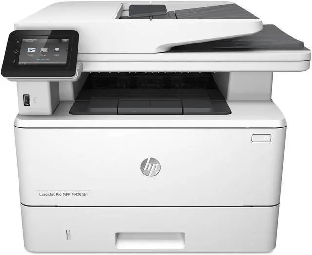 Alt view image 2 of 2 - HP LaserJet Pro F6W14ABGJ M426FDN Black and White Multifunctional Laser Printer, Copier, Scanner, Fax - 40 ppm - 1200 x 1200 dpi - Hi-Speed USB 2.0 - Tray1: 100 Sheets Tray2: 250 Sheets