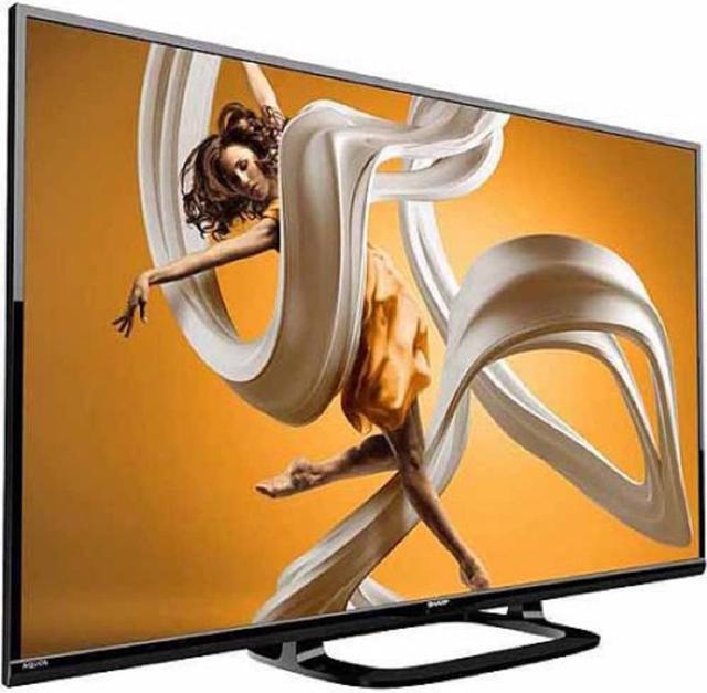 Alt view image 4 of 4 - Sharp AQUOS HD Series LC-32LE451U 32-inch LED TV - 1366 x 768 - 16:9 - 4000000:1 - 60 Hz - HDMI, USB - Black
