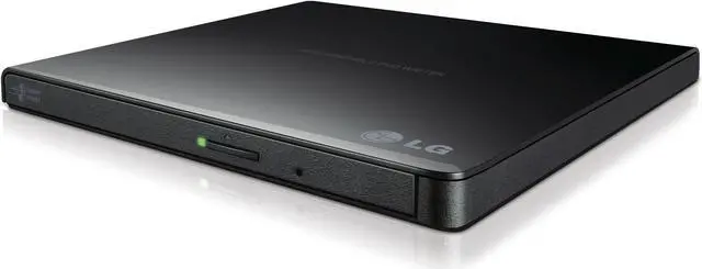 Alt view image 2 of 17 - LG GP65NB60 LG GP65NB60 External DVD-Writer - 1 x Retail Pack - Black - DVD-RAM/±R/±RW Support - 24x CD Read/24x CD Write/24x CD Rewrite - 8x DVD Read/8x DVD Write/8x DVD Rewrite -