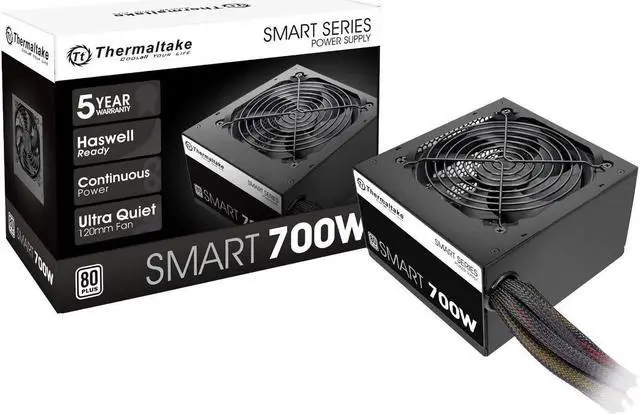 Main image of Thermaltake PS-SPD-0700NPCWUS-W Smart 700W 80+ White Certified PSU