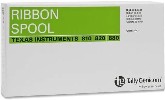 Alt view image 2 of 3 - TEXAS INSTRUMENT OEM RIBBON FOR TI 810/820 DOT MATRIX - 1-BLACK FABRIC RIBBON