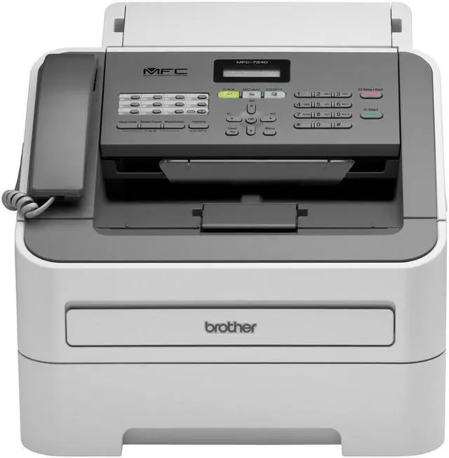 Alt view image 4 of 4 - Brother MFC-7240 Monochrome Laser Printer - Upto 21 ppm - Upto 2400 x 600 dpi - 20 Sheets - USB 2.0