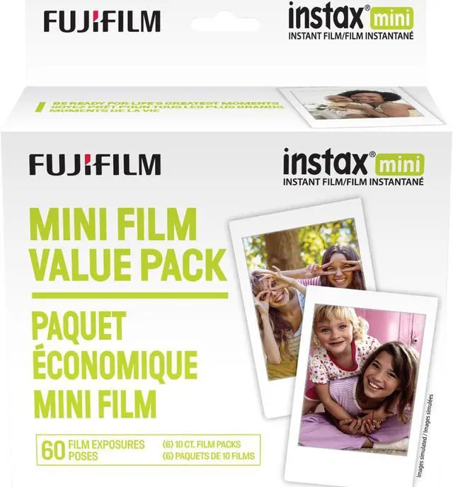 Alt view image 5 of 20 - FUJIFILM - FILM 600016111 INSTAX MINI FILM VALUE PK 60CT