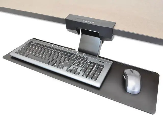Alt view image 2 of 3 - Ergotron Neo-Flex 97-582-009 Underdesk Keyboard Arm - Steel - Black
