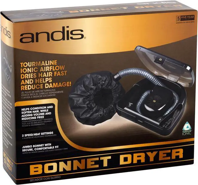Alt view image 4 of 7 - Andis 80610  Professional Tourmaline Ionic Bonnet Hair Dryer