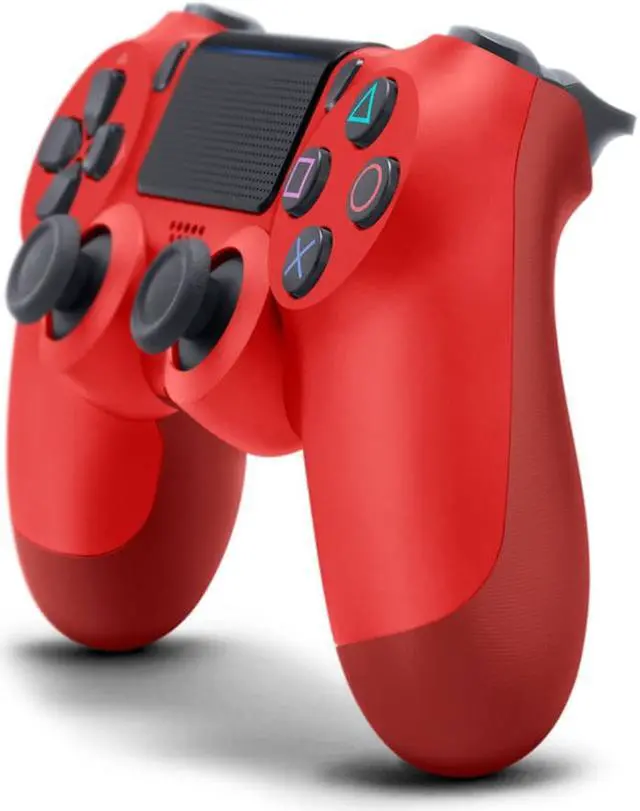 Alt view image 2 of 3 - Sony DualShock 4 Wireless Controller - Wireless - Bluetooth - USB PlayStation 4 - Magma Red