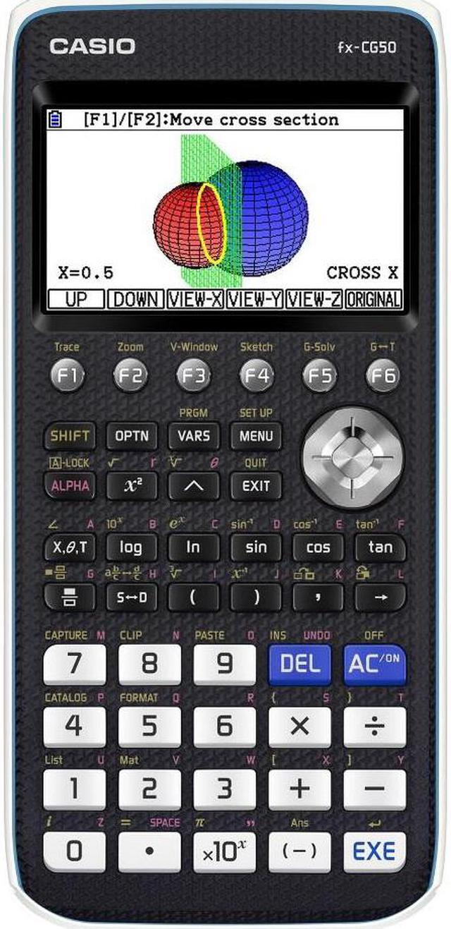 Alt view image 8 of 20 - Casio FX-CG50 Prizm Graph Calculator Black