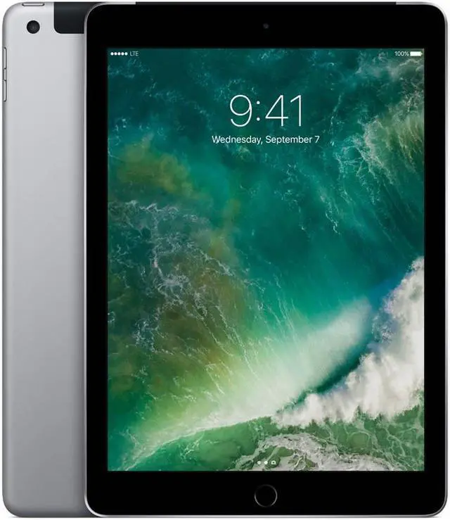 Main image of Apple 9.7" iPad 2017 128GB, Wi-Fi + 4G LTE - Space Gray