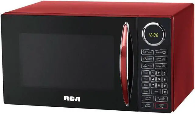 Alt view image 2 of 2 - RCA, 0.9 cu ft Microwave, Red
