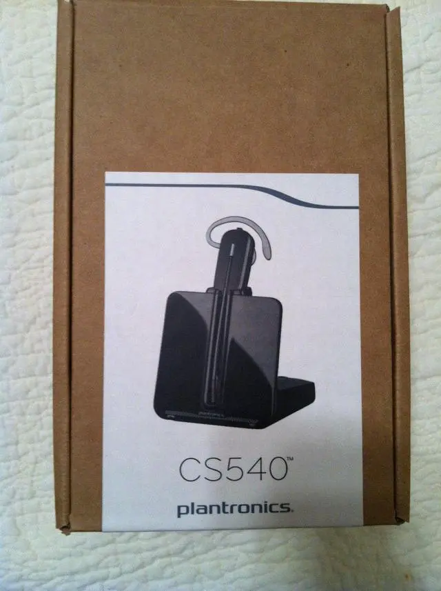 Alt view image 4 of 10 - Plantronics CS540 Wireless Convertible Dect 6.0 Over the Ear Headset Black 84693-01