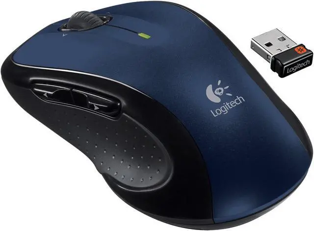 Alt view image 2 of 3 - Logitech M510 910-002533 5-Button Wireless Mouse - Blue