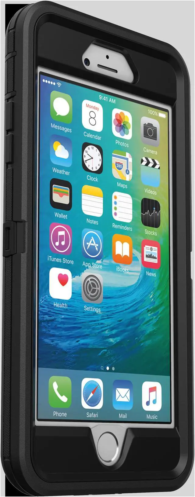 Alt view image 2 of 3 - Otterbox 77-54931 Defender Carrying Case for iPhone 6 Plus & 6S Plus, Black