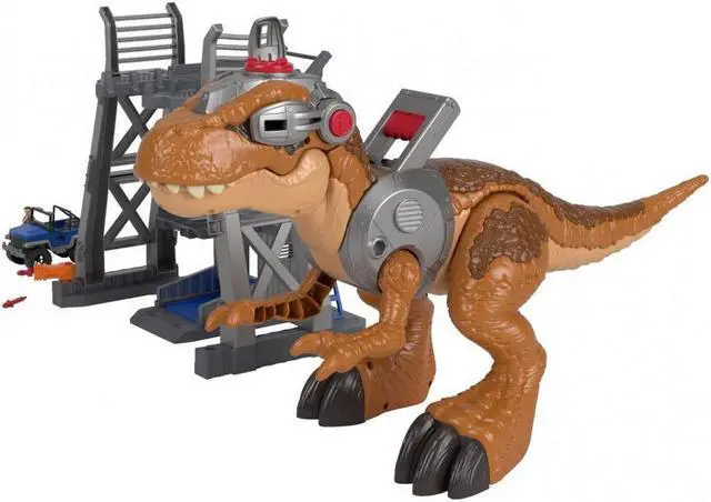 Alt view image 4 of 5 - Fisher-Price Imaginext Jurassic World, T-Rex Dinosaur