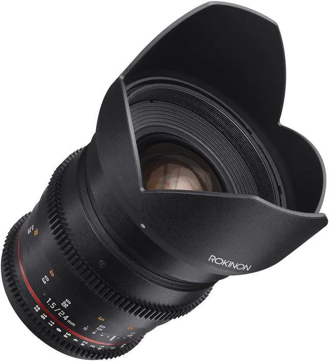 Alt view image 14 of 20 - Rokinon 24mm T1.5 Cine Wide Angle Lens for Canon EF Mount #DS24M-C