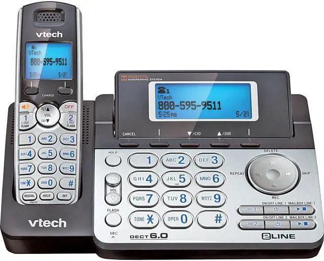 Alt view image 7 of 20 - VTech  Cordless Phone DS6151