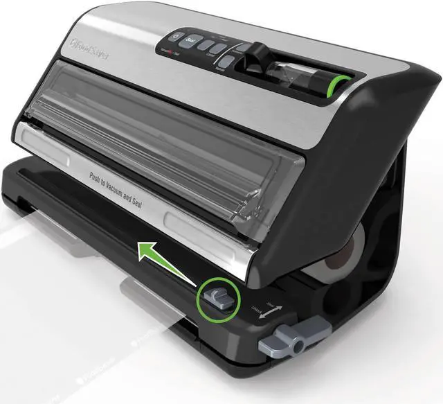Alt view image 8 of 10 - FoodSaver FM5200 Series 2-In-1 Vacuum Sealing System for Food Preservation with Open Roll Storage