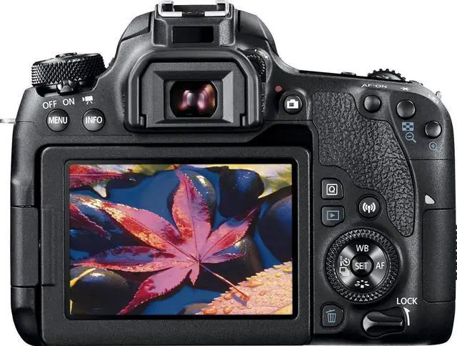 Alt view image 3 of 5 - Canon EOS 77D 24.2 Megapixel Digital SLR Camera with Lens - 18 mm - 135 mm - 3" Touchscreen LCD - 16:9 - 7.5x Optical Zoom - Optical (IS) - E-TTL II - 6000 x 4000 Image - 1920 x 1080 Video - HDMI ...