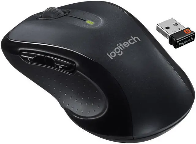 Main image of Logitech Advanced Full Size Wireless Mouse, Black