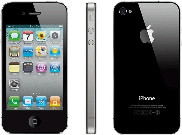 Alt view image 8 of 8 - Apple iPhone 4 16GB Black - Verizon