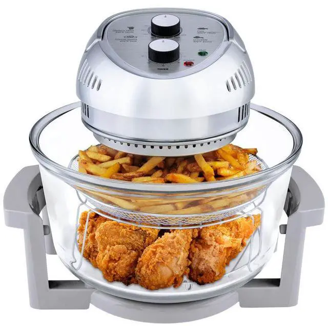 Main image of Big Boss 9064 1300-watt Oil-Less Fryer, 16-Quart, White