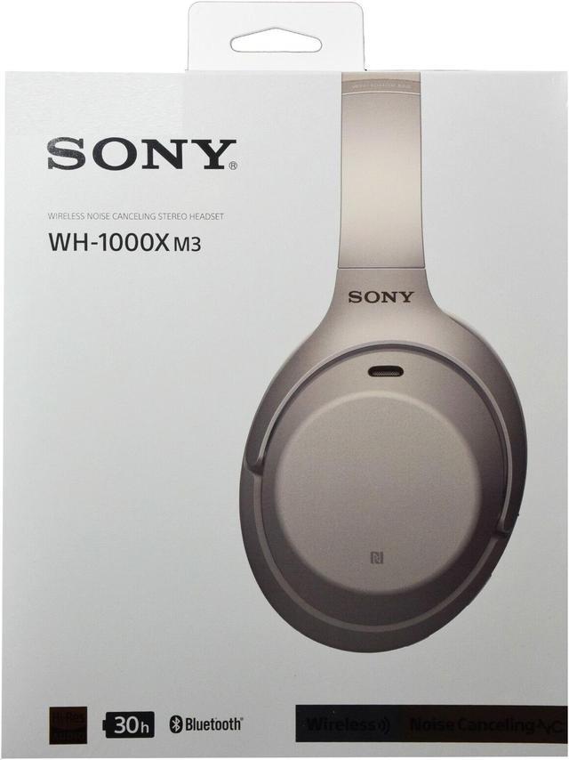 Refurbished: Sony WH1000XM3 Bluetooth Wireless Noise Canceling Headphones  Silver WH-1000XM3/S