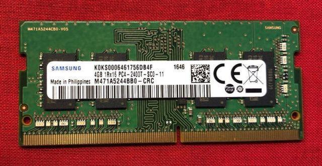 Samsung - M471A5244BB0-CRC - 4GB (1*4GB) 1RX16 PC4-2400T-S DDR4