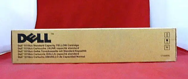 Alt view image 2 of 6 - DELL PRINTER ACCESSORIES GD908 YELLOW TONER CARTRIDGE FOR