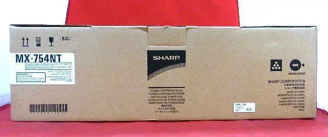 Alt view image 2 of 5 - Black Toner Cartridge for Sharp MX-754NT MX-M654N, MX-M6570, MX-M754N, MX-M7570, Genuine Sharp Brand