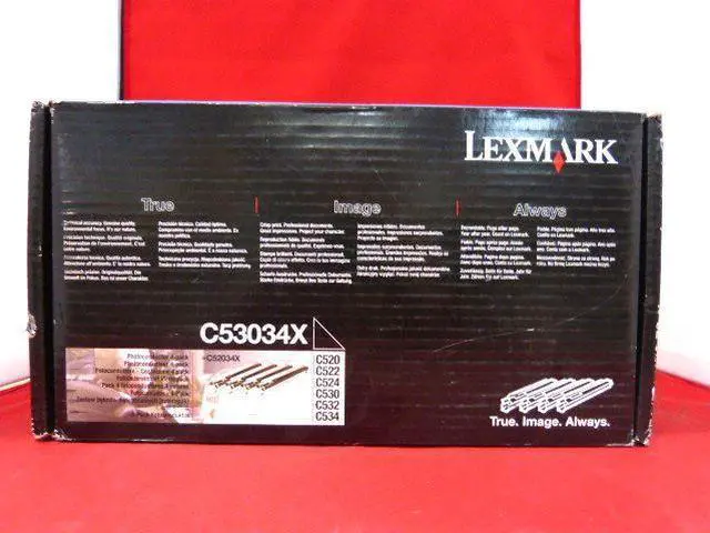 Alt view image 2 of 10 - Lexmark C53034X Photoconductor Unit, 4 Count, 1 Pack