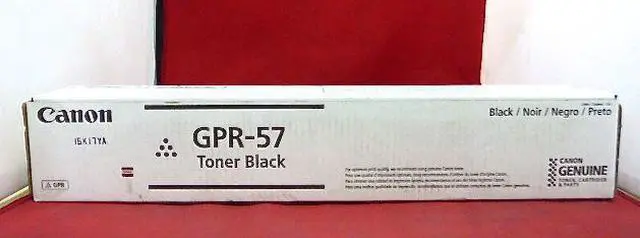 Alt view image 2 of 3 - Black Toner Cartridge for Canon GPR-57 imageRUNNER ADVANCE 4525i, i II, i III, 4535i, i II, i III, 4545i, i II, i III, 4551i, i II, i III, DX 4725i, 4735i, 4745i, 4751i, Genuine Canon Brand