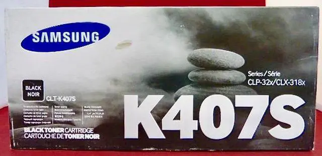 Alt view image 5 of 9 - Black Toner Cartridge for Samsung CLT-K407S CLP-320, CLP-320N, CLP-325, CLP-325W, CLX-3180, CLX-3185, CLX-3185FN, CLX-3185FW, CLX-3185N, Genuine Samsung Brand