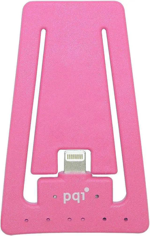 Main image of PQI i-Cable Charging and Sync Stand for Apple Lightning Devices-Pink Edition